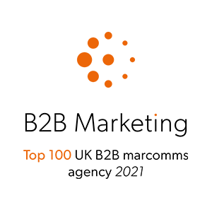 top 100 UK B2B marcomms agency 2021 logo